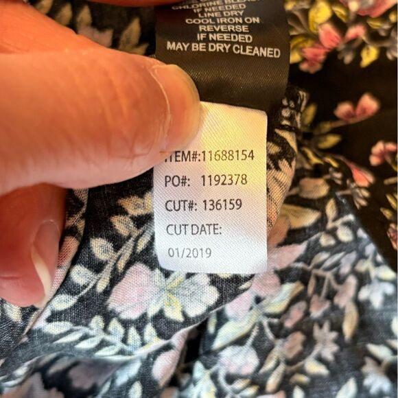 Torrid Smocked Skater Dress Floral Off The Shoulder Bell Sleeve Womens Size 2X - Picture 10 of 12